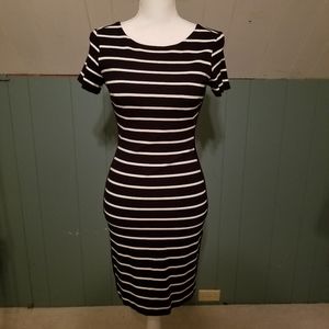 Classic striped dress